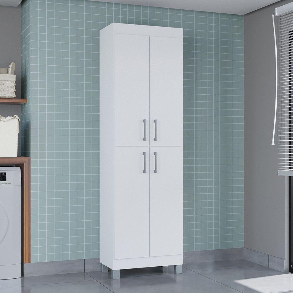 Multiuso Versati Para Armazenar 4 Portas Poquema Branco - 7