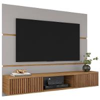 Painel Suspenso Tv 65 Pol 160 Cm Ambar Off White Cinamomo Bechara - 1