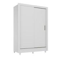 Guarda Roupas Solteiro Com 2 Portas De Correr 2 Gavetas Bélgica Andirá Branco - 1