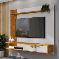 Painel Suspenso Tv 65 Pol 160 Cm Jeri Naturalle Off White Bechara - 6