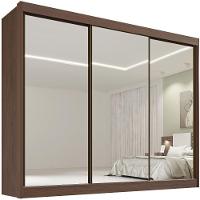 Guarda Roupa Dubai Castanho 3 Portas 6 Gavetas D?doro - 1