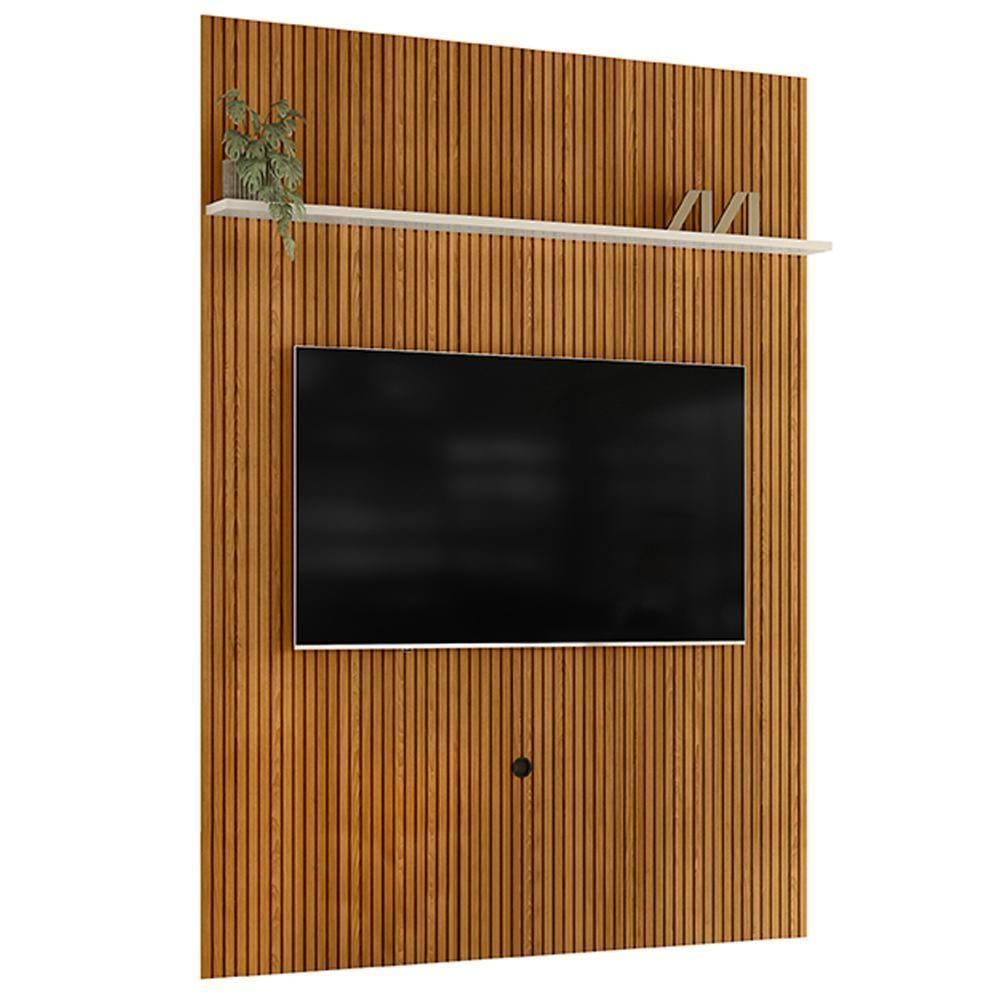 Painel Tv 65 Pol 245x179 Cm New Interlagos Cinamomo Off White Madetec - 1