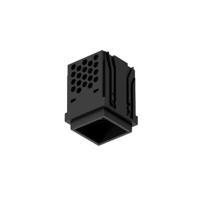 Módulo Downlight De Embutir Led Nordecor Tap 6669 5w Irc 90 Quadrado Bivolt Preto 2700k