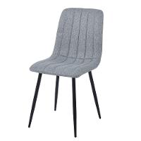 Kit 4 Cadeiras V1002 Rivatti 44cm Tecido Cinza-aço Preto - 2