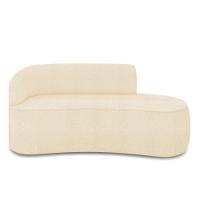 Sofá 3 Lugares Orgânico 180 Cm Morgan Bouclê Bege - 5