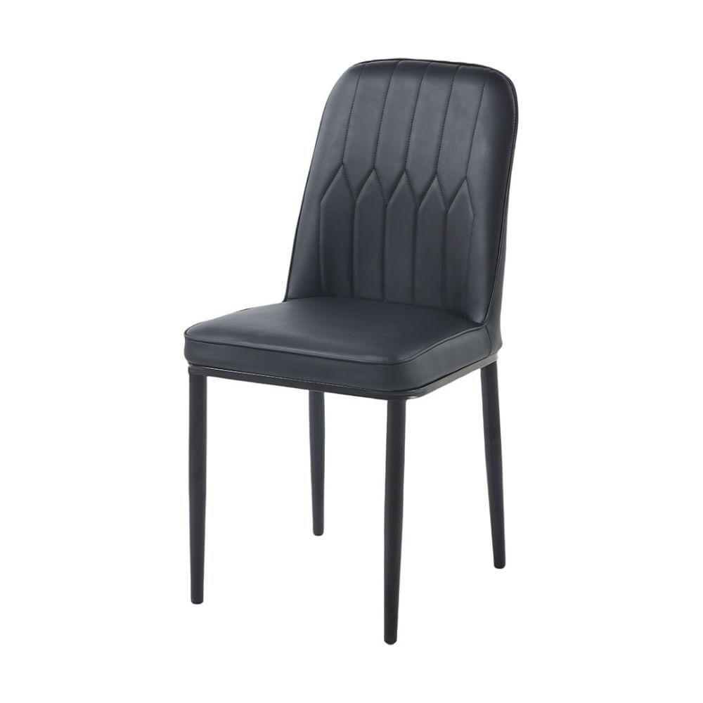 Kit 4 Cadeiras V1006 Rivatti 44cm Tecido Preto-aço Preto - 2