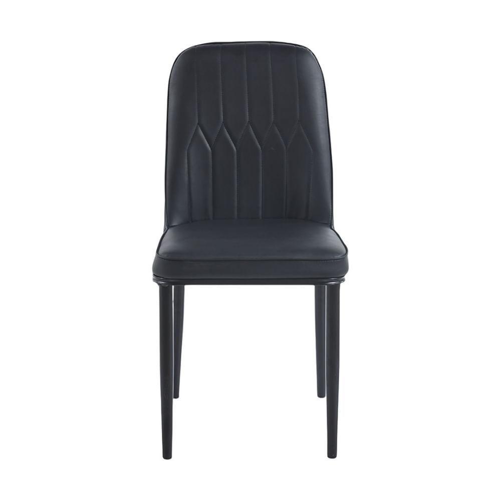 Kit 4 Cadeiras V1006 Rivatti 44cm Tecido Preto-aço Preto - 3