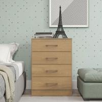 Armário Gaveteiro Multiuso 55x93cm Mdp 2007 Menu Móveis Carvalho - 1