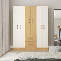 Roupeiro Casal 139x172cm Mdp Carvalho Menu Móveis Carvalho - 1