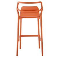 Kit 4 Banquetas Altas Empilhável Enjoy Rivatti 105 Cm (altura) Em Pp Cor Pêssego Com Proteção Uv - 5