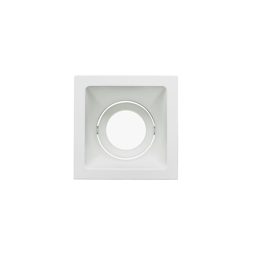 Spot De Embutir Super-recuado Stella Square Ghost Mr16 Gu10 Quadrado Bivolt Branco - 2