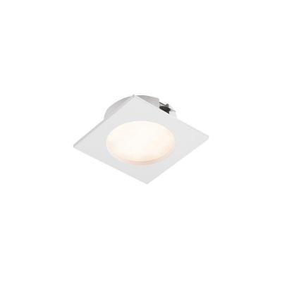 Spot De Embutir Para Móvel Stella Móbili Quadrado Led Alto Irc 90 2,5w Bivolt Branco - 3000k - Luz Amarela