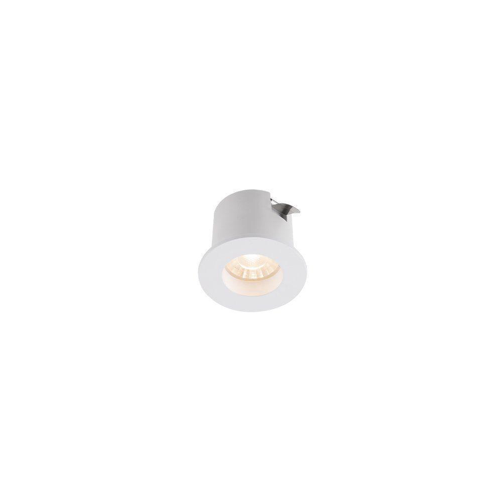 Spot De Embutir Para Móvel Stella Mini Móbili Redondo Led Alto Irc 90 1,5w Bivolt Branco - 3000k - Luz Amarela - 1