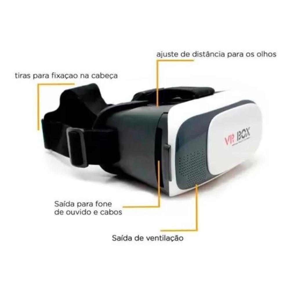 Óculos Vr Box 2.0 + Controle Bluetooth – Realidade Virtual 360° Jogos E Filmes 3d - 8