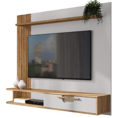 Painel Suspenso Tv 65 Pol 160 Cm Jeri Cinamomo Off White Bechara