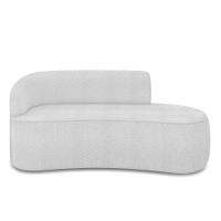 Sofá 3 Lugares Orgânico 180 Cm Morgan Bouclê Cinza - 7