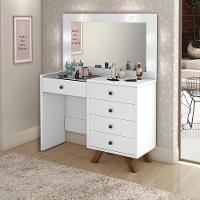 Penteadeira Camarim Com Espelho 00809101 Branco Lpa Branco - 7