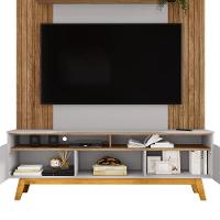Estante Home Tv 75 Pol 180 Cm Atalaia Cinamomo Off White Bechara