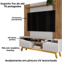 Estante Home Tv 75 Pol 180 Cm Atalaia Cinamomo Off White Bechara - 5