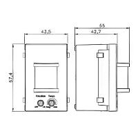 Módulo Sensor De Presença Modular Margirius Sleek 170° Bivolt Branco - 2