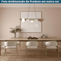 Kit 2 Cadeiras Com Braços Toulouse Júlia Mara Fratini Poliureto (pu) Preto Base Aço Carbono Preto - 8