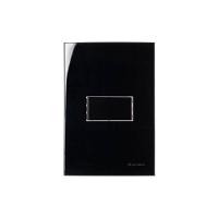 Interruptor Simples Margirius Sleek 10a Com Placa 4x2 Preto Ebony Preto - 1