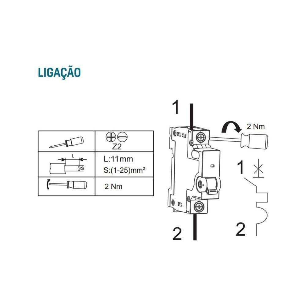 Tramontina Disjuntor Tdj3 1p 16a 3ka Curva C - 5