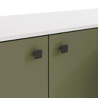 Aparador Kappesberg 4 Portas Branco-verde Frevo 156cm - 8