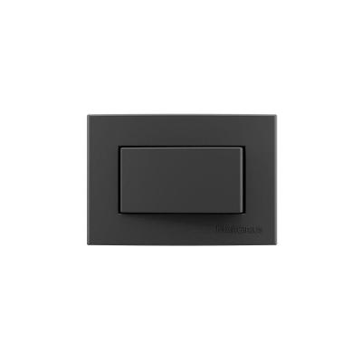 Placa Para Móveis 65x45 Com Interruptor Paralelo Margirius Sleek Colors 10a Grafite