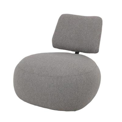 Poltrona Lounge Rivatti 67 Cm (largura) Estofado Com Tecido Em Poliéster Cinza Repelente à água