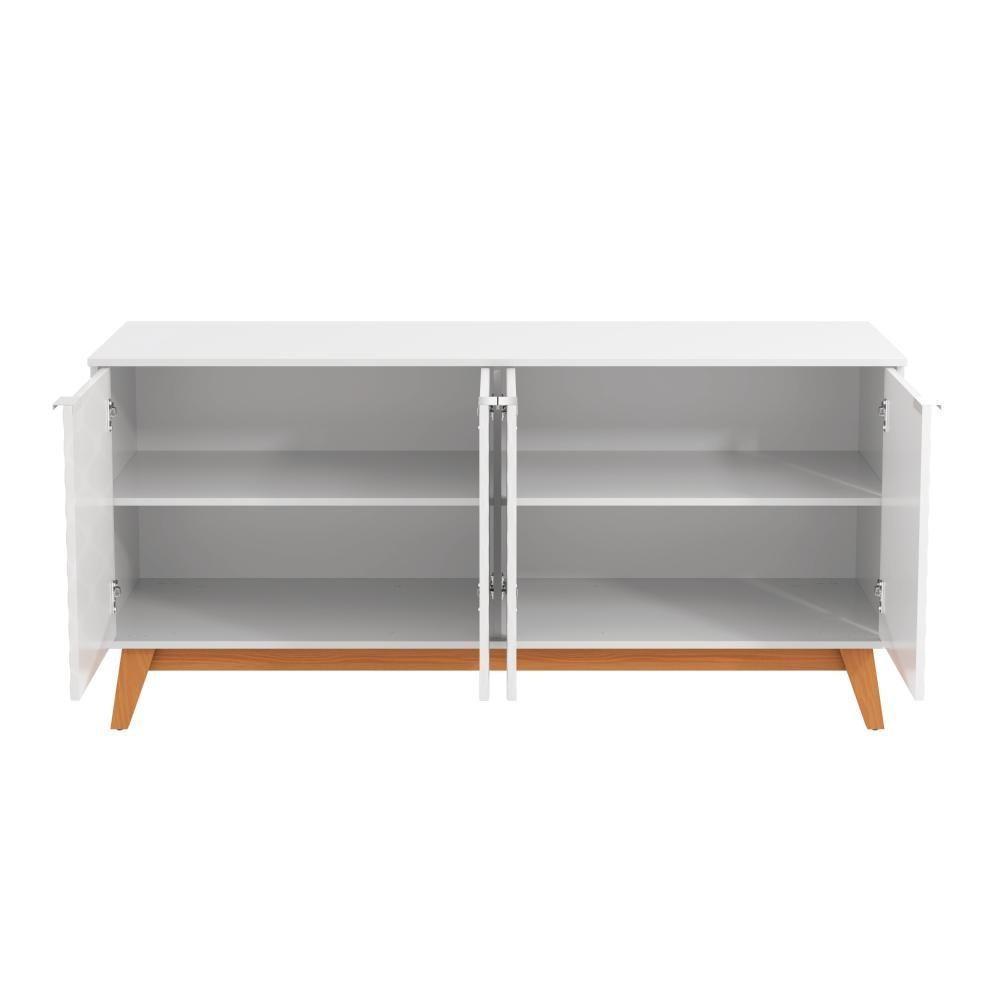 Aparador Kappesberg 4 Portas 3d Branco 180cm - 7
