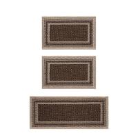 Kit Cozinha Sisal 3 Peças Eco-nature Moldura 87 Bege-marrom - 1