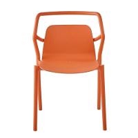 Kit 2 Cadeiras Empilhável Enjoy Rivatti 53 Cm (largura) Polipropileno (pp) Pêssego Com Proteção Uv - 3