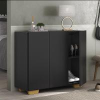 Sapateira 3 Portas Nina Mp6019 Preta Natural - 1