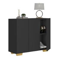 Sapateira 3 Portas Nina Mp6019 Preta Natural - 6