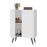 Sapateira 2 Portas Retrô Nina Branca/preta - 3