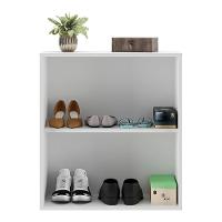 Sapateira 2 Portas Suspensa Com Espelho Nina Branca - 1