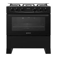 Fogão De Piso Atlas 5 Bocas Monaco Plus Preto Bivolt - 1