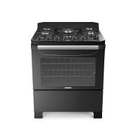 Fogão 5 Bocas Itatiaia Itamaster Digital Preto A Gás Com Tripla Chama - 1