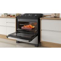 Fogão 5 Bocas Itatiaia Itamaster Digital Preto A Gás Com Tripla Chama