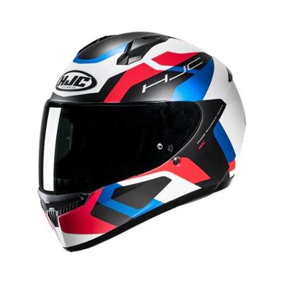 Capacete Hjc C10 Tins Branc Verm Pret Azu 56