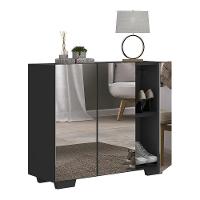 Sapateira Com Espelho 3 Portas Nina Mp6023 Preta - 6