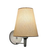 Arandela Cone Md-2007 Base Branco Cúpula Em Tecido 20/08x18cm Algodão Crú - Bivolt - 6