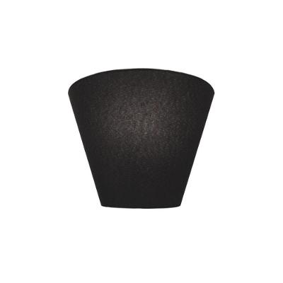 Arandela Retro Cone Md-2001 Cúpula Em Tecido 25-26x13cm Preto - Bivolt
