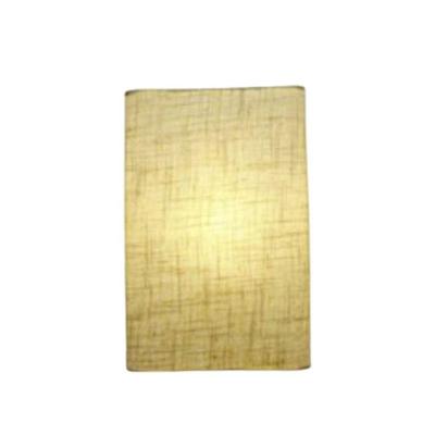 Arandela Retangular Retro Vivare Md-2029 Cúpula Em Tecido 18x10x30cm - Bivolt Rustico-bege 127-220v