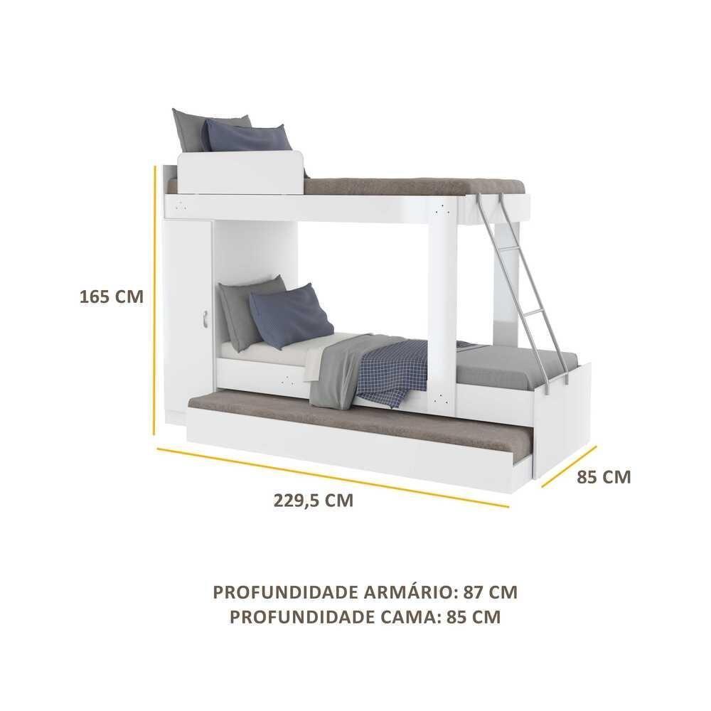 Treliche Para Colchão 78 X 188 Cm Branco - 4