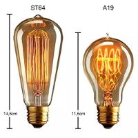 Lustre Pendente Luminária Retro Md-4162/6 Suporte Para Lâmpada / Não Inclusa - Bivolt - 5