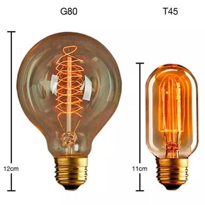 Lustre Pendente Luminária Retro Md-4162/8 Suporte Para Lâmpada / Não Inclusa - Bivolt