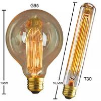 Lustre Pendente Retro Luminária 4149 Suporte Para Lâmpada / Não Inclusa - Bivolt - 5