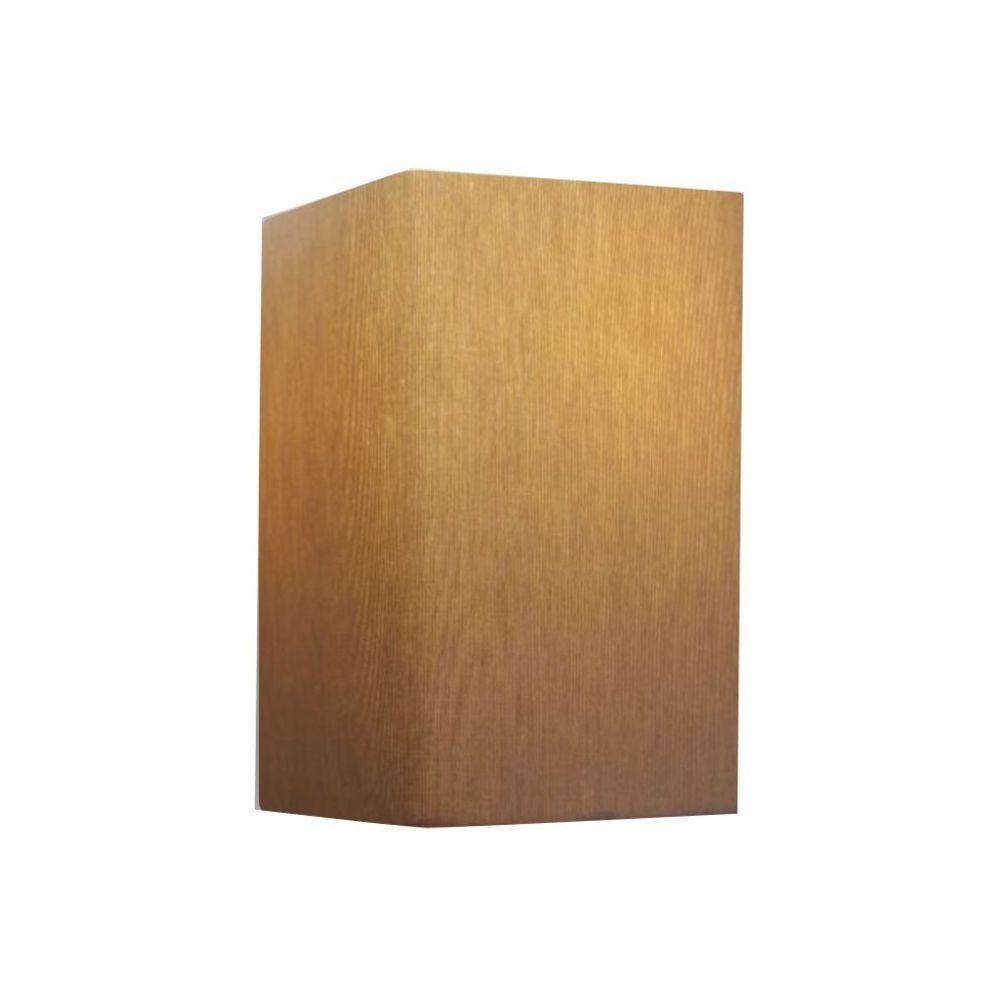 Arandela Retangular Retro Md-2002 Cúpula Em Tecido 25-16x10cm Palha - Bivolt - 1